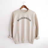 Motherhood Crewneck Sweatshirt | Neutral Mom Life Pullover