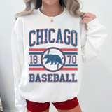 Chicago Baseball Crewneck Sweatshirt | Vintage Inspired