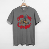 Long Live Cowboys Graphic Tee – Vintage Rodeo Western Shirt