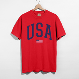 USA Varsity Graphic Tee – Classic Patriotic Shirt