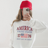 America United States 1776 Crewneck Sweatshirt