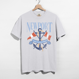 Newport Sailing Graphic Tee – Coastal Anchor Shirt